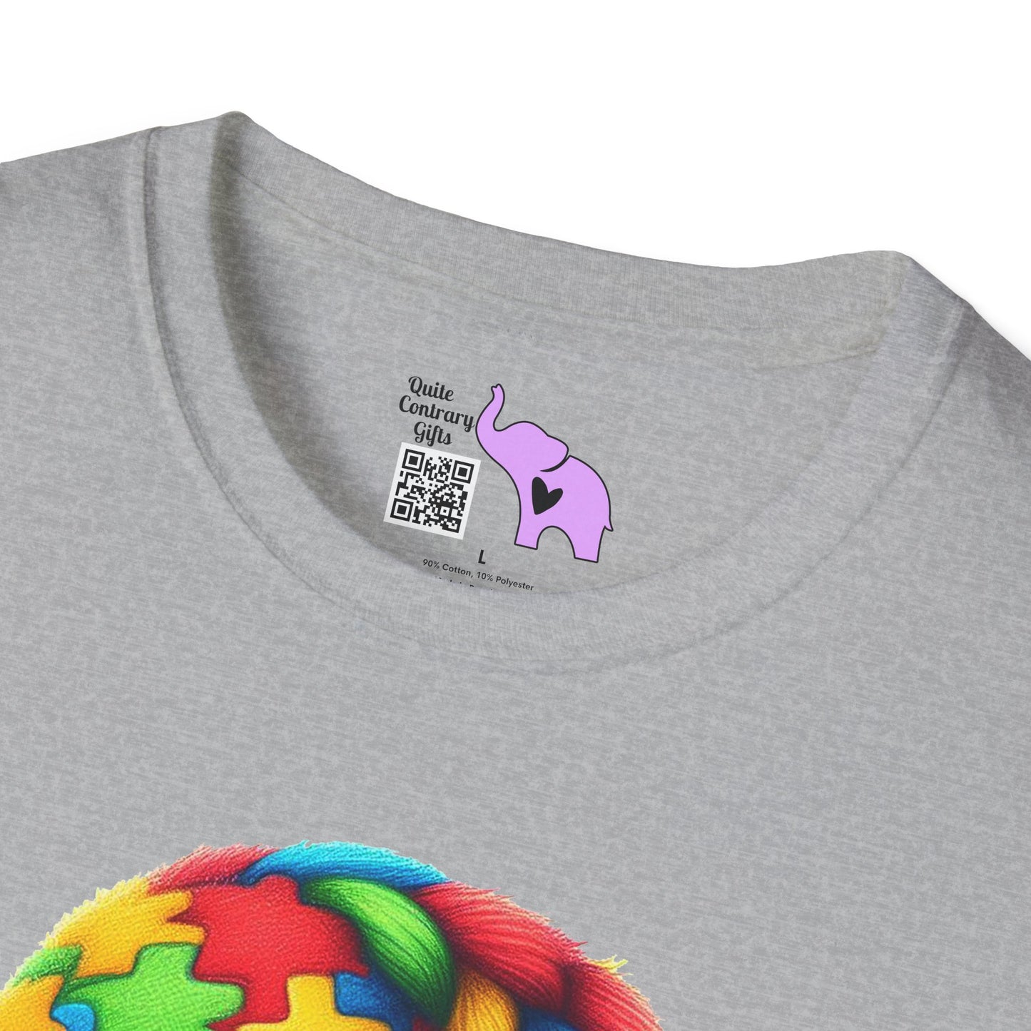 Autism Awarness Gnome Adult T-shirt