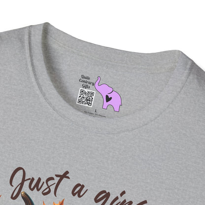 Just A Girl Who Loves Fall Pumpkin/Frappuccino/Football Adult T-shirt