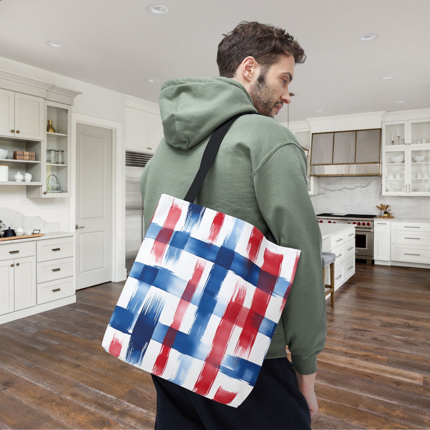 LIberty Strokes Canvas Tote Bag