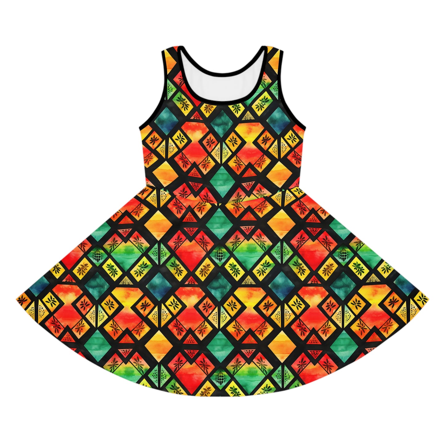 Freedom Flame Girls' Sleeveless Sundress