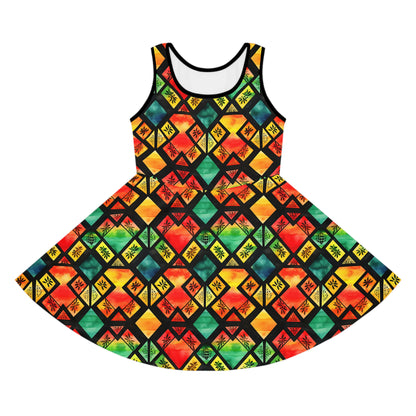 Freedom Flame Girls' Sleeveless Sundress