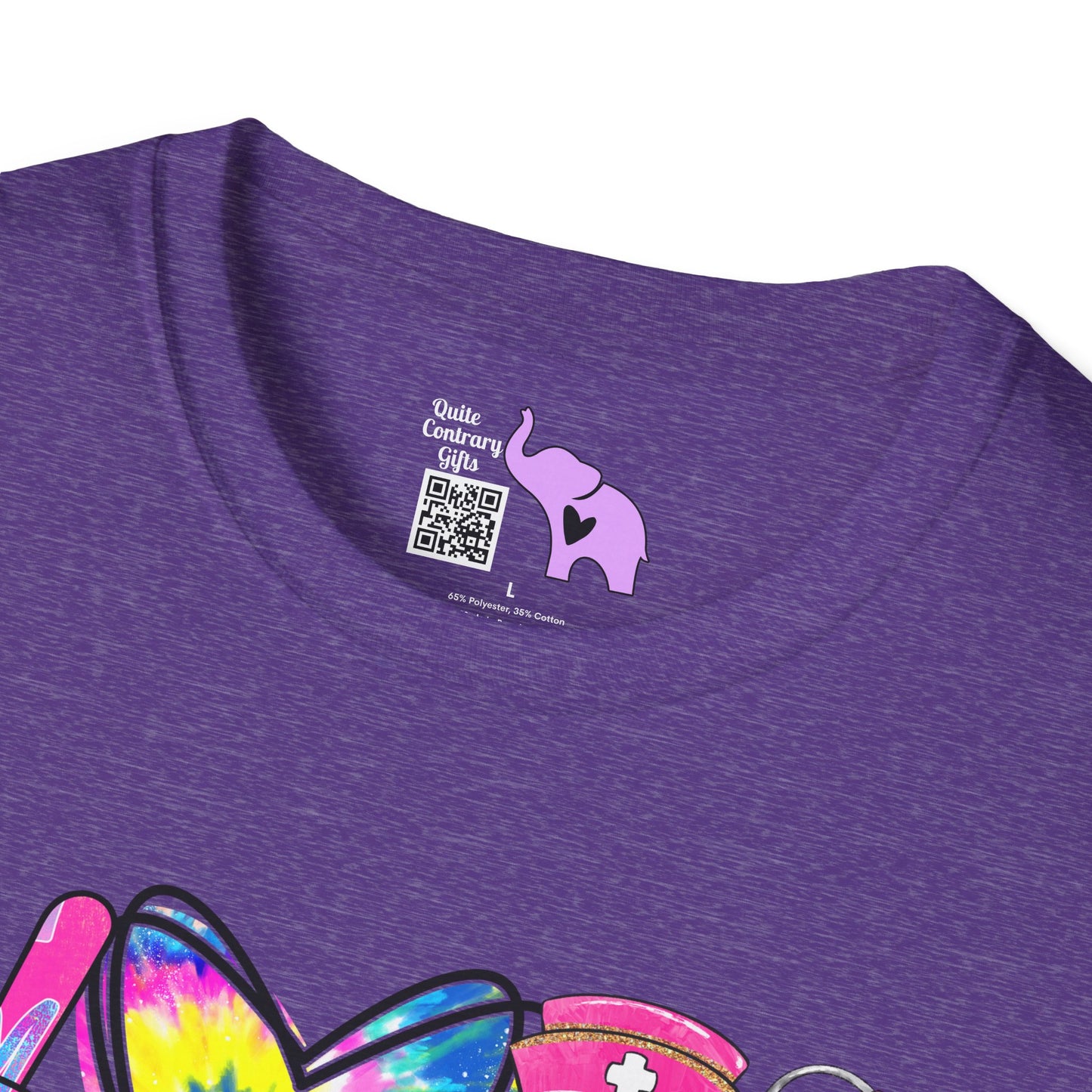 Peace Love Nursing Adult T-shirt