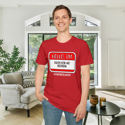 Hello, I'm Dizzy For No Reason Adult T-shirt