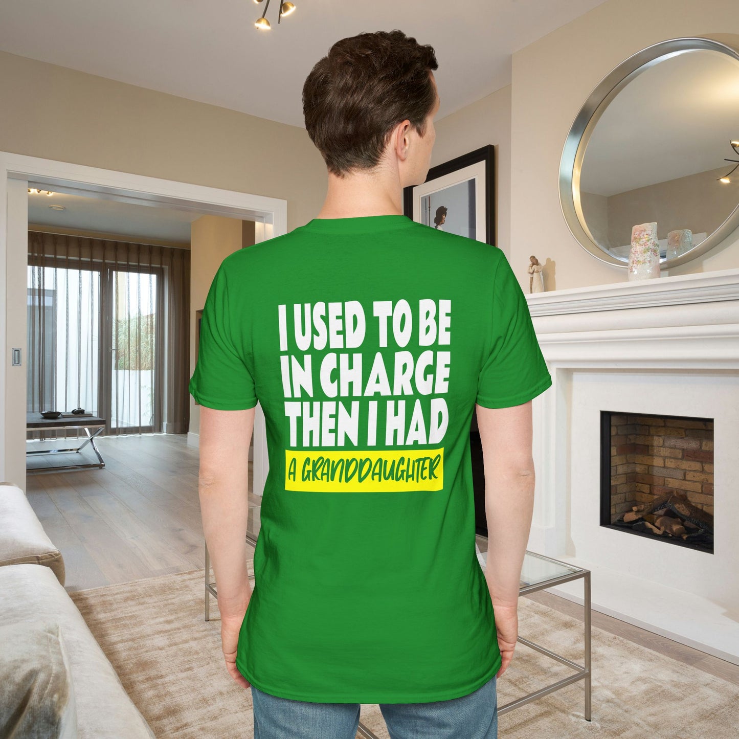 I Used To Be In Charge Then I Had A Granddaughter Adult T-shirt
