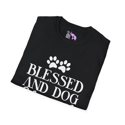 Blessed And Dog Obsessed Adult T-shirt