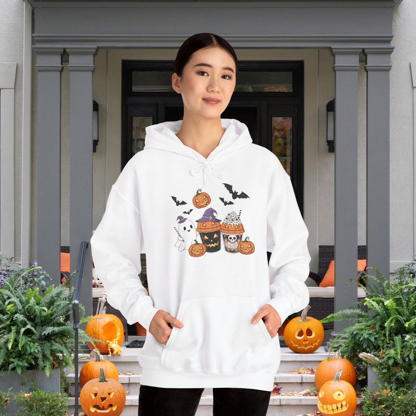 Spooky Latte Heavy Blend™ Hooded Sweatshirt