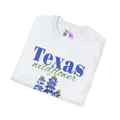 Texas Wildflower State of Mind Adult T-shirt