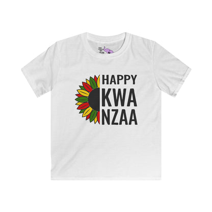 Happy Kwanzaa (Sunflower) Youth Softstyle Tee