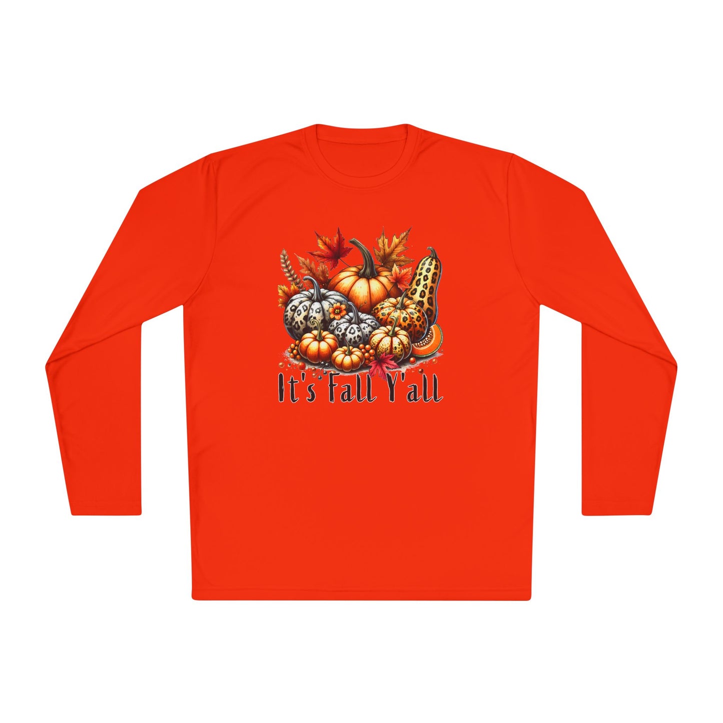 It's Fall Y'all Pumpkins Adult Long Sleeve Tee