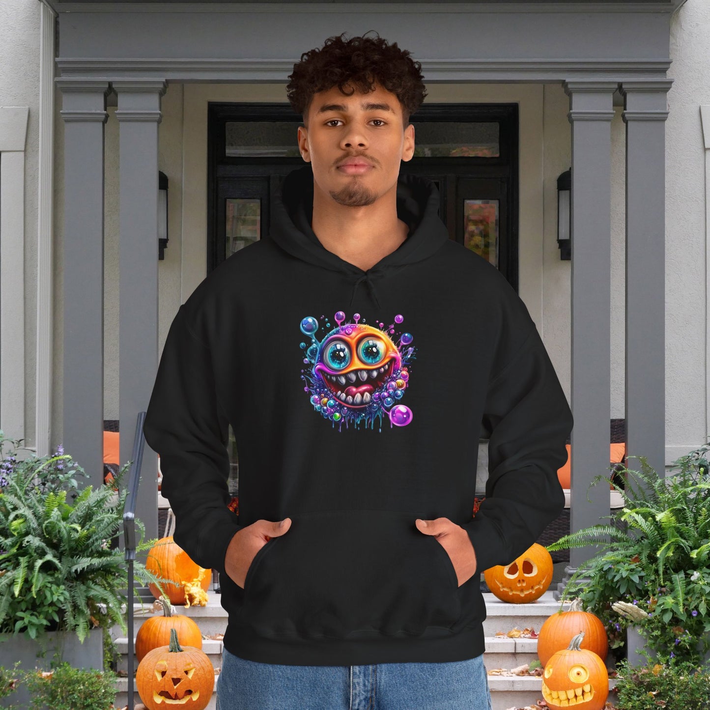 Bubbly Monster Heavy Blend™ Hooded Sweatshirt