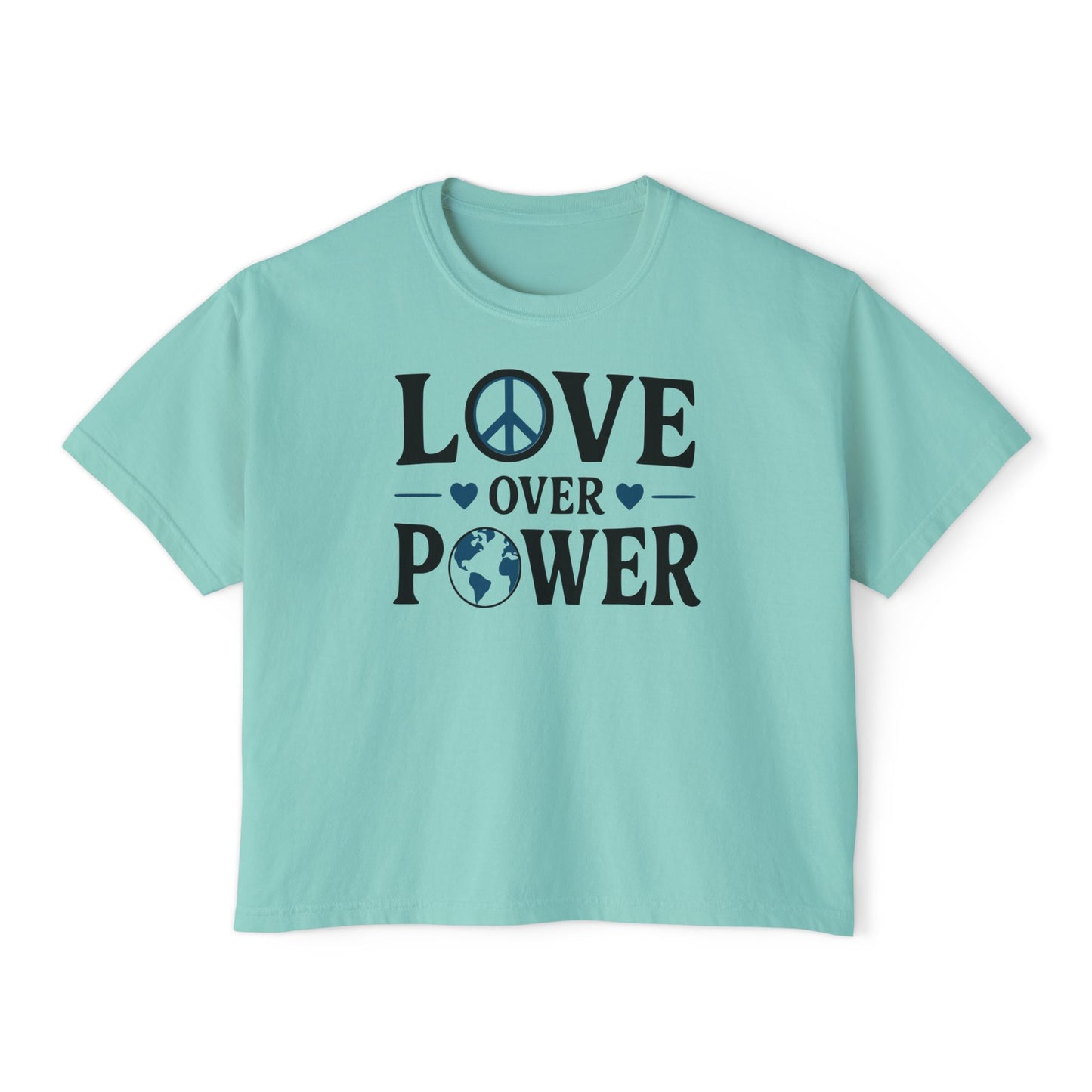 Love Over Power Women's Boxy Tee