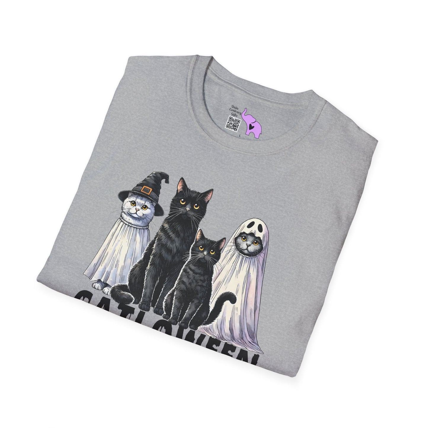 Catloween Adult T-shirt