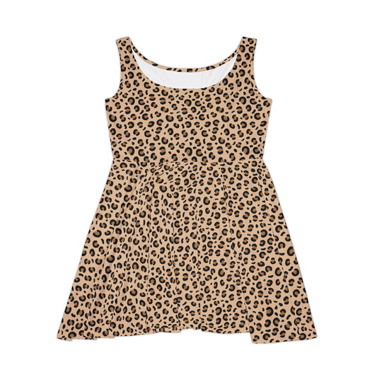 Cheetah Print Women's Skater Dress