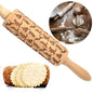 Decorative Embossed Rolling Pins for Baking