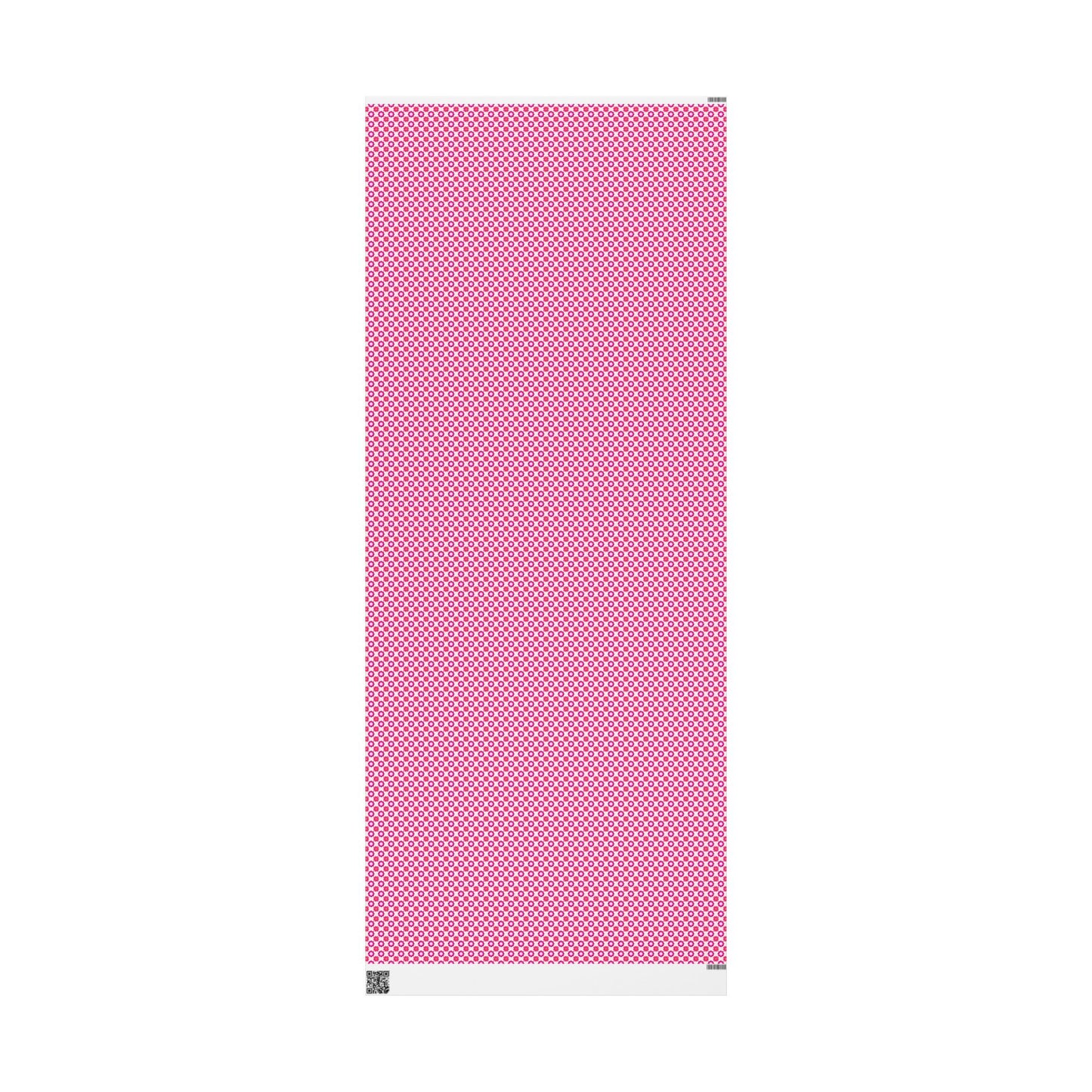 Rosy Star Garden Wrapping Paper