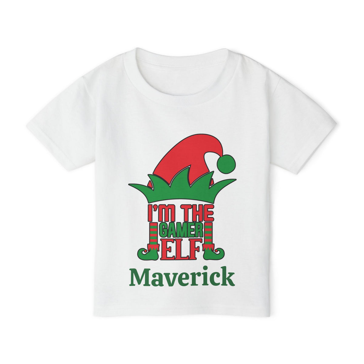 I'm The Gamer Elf Personalized Heavy Cotton™ Toddler T-shirt