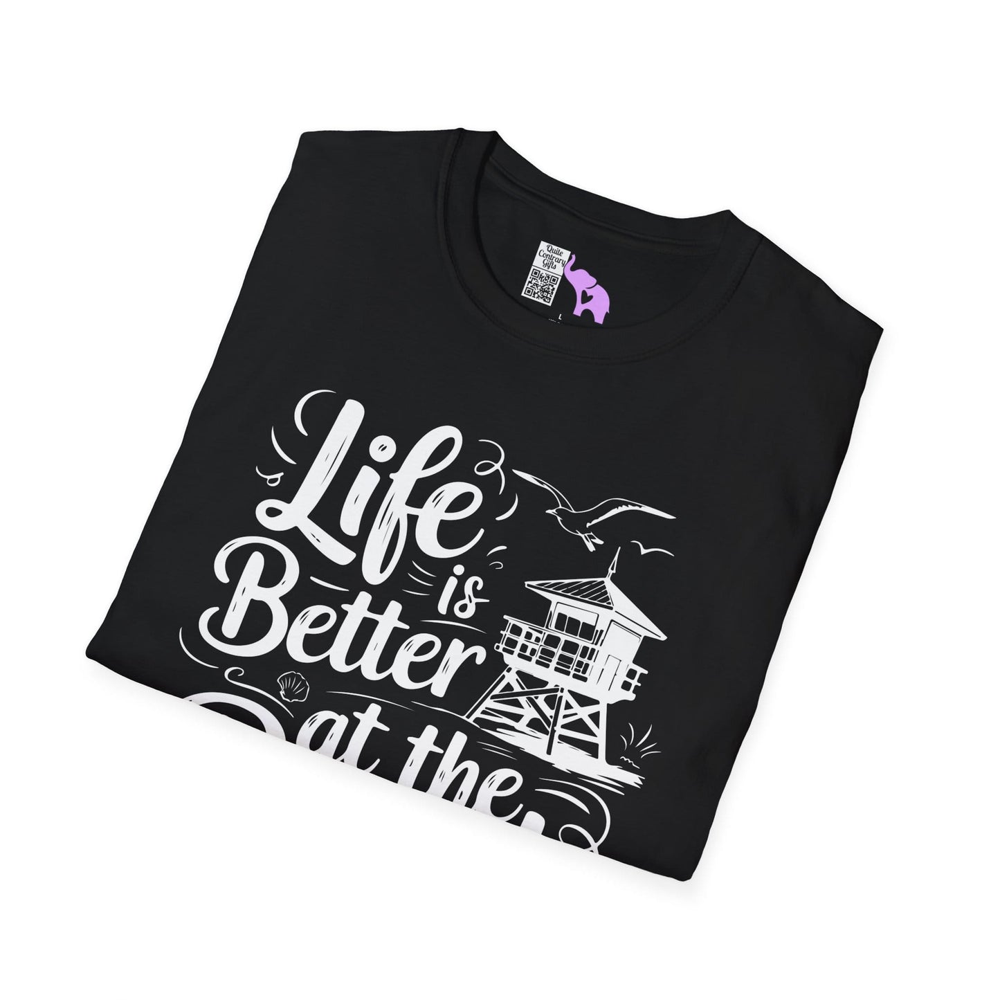 Life is Better At The Beach Adult T-shirt
