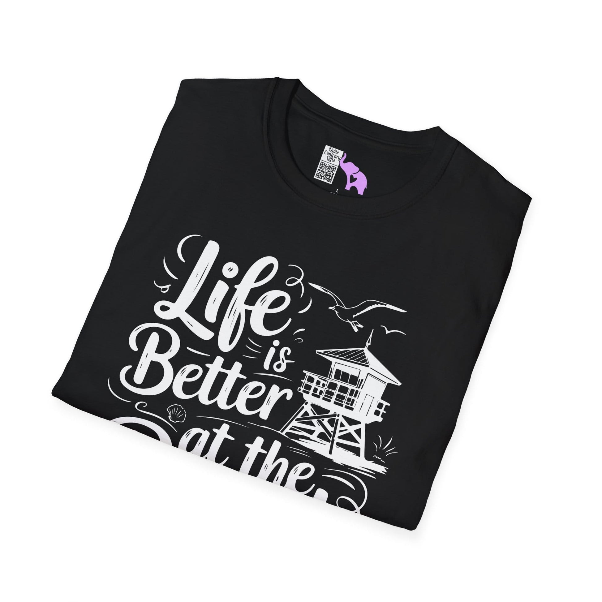 Life is Better At The Beach Adult T-shirt