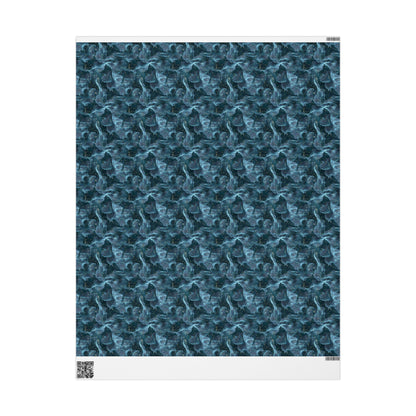 Midnight Sheer & Lace Wrapping Paper