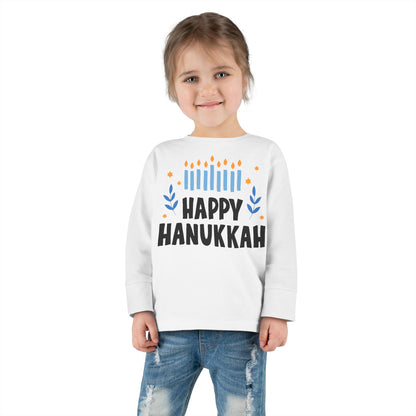 Happy Hanukkah 5 Toddler Long Sleeve Tee