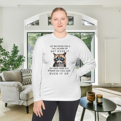 Let Me Pour You A Tall Glass of Get Over It... Unisex Lightweight Long Sleeve Tee