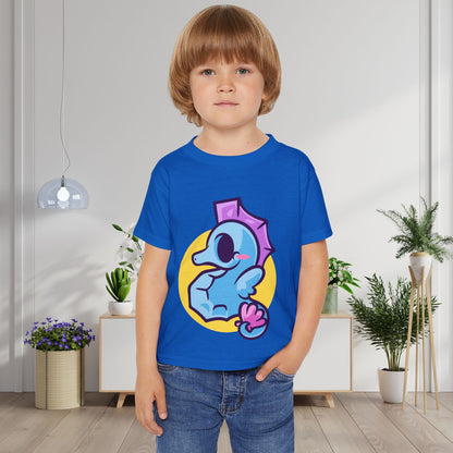 Cute Seahorse (Blue) Heavy Cotton™ Toddler T-shirt