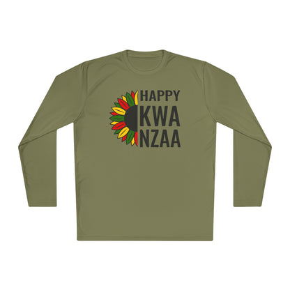 Happy Kwanzaa (Sunflower) Adult Long Sleeve Tee