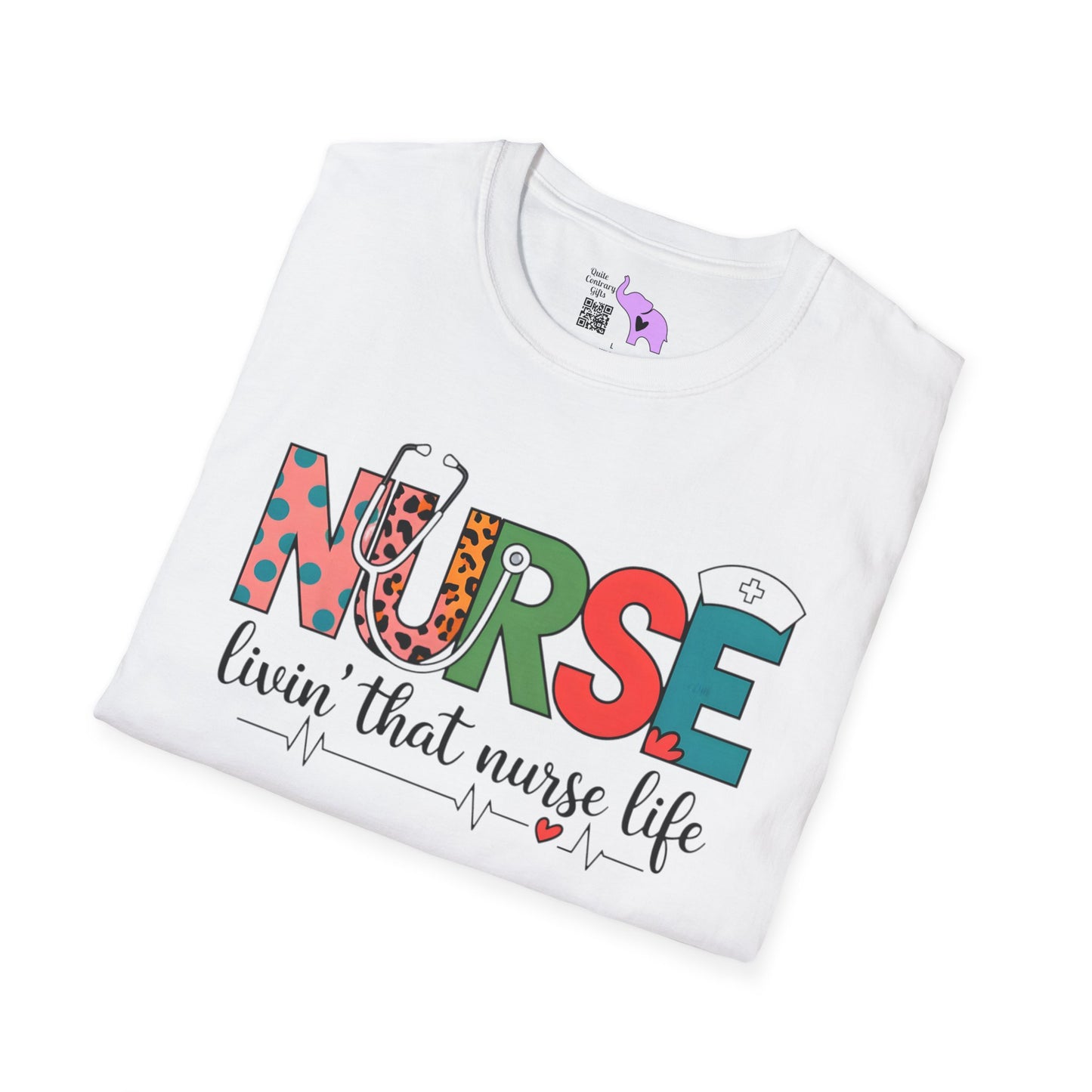 Nurse Livin' That Nurse Life Adult T-shirt