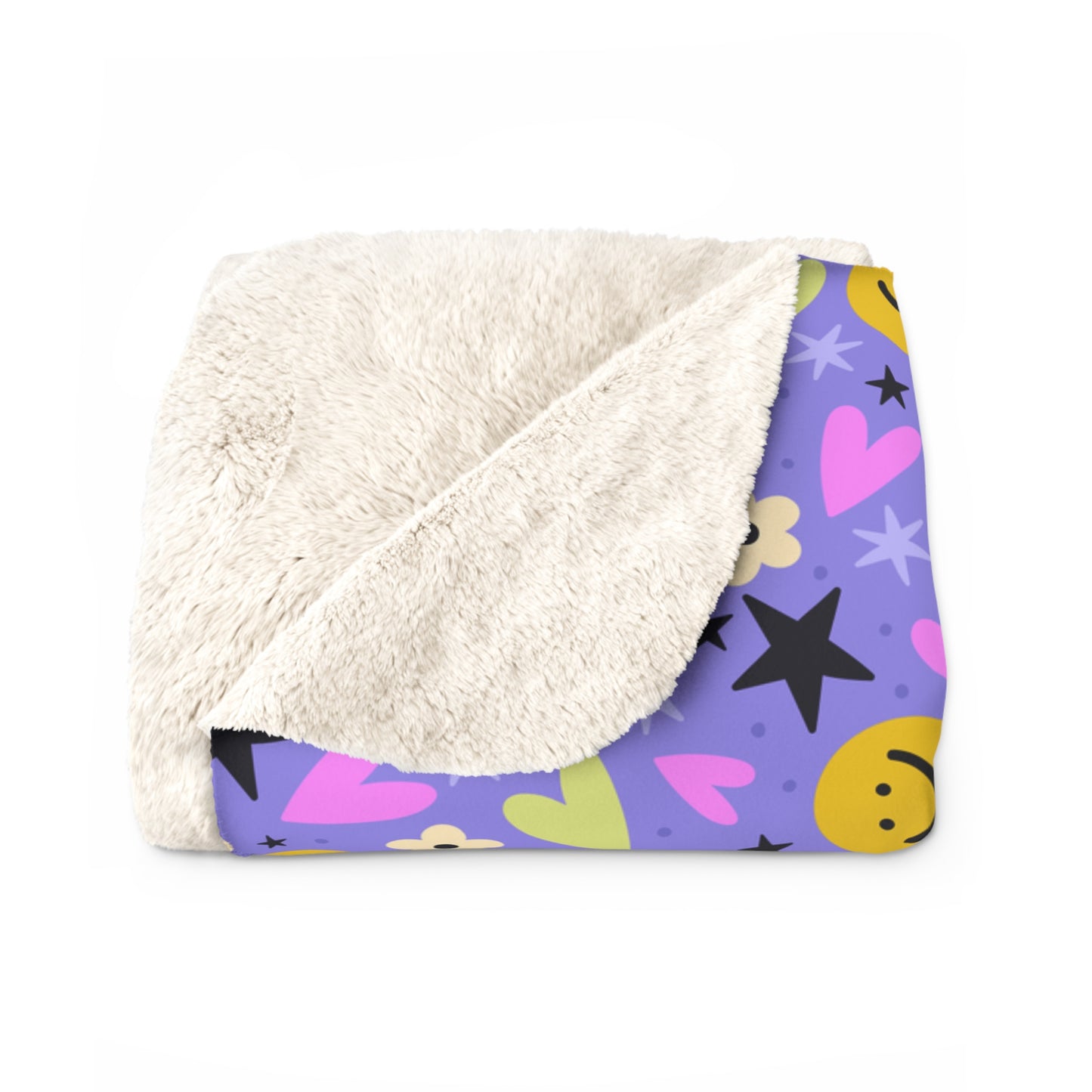 Happy Little Things Fleece Blanket