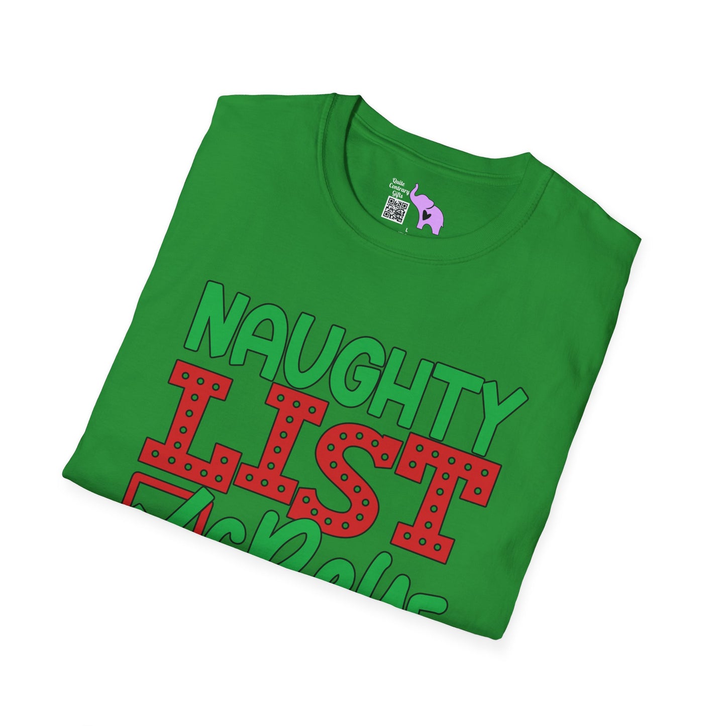 Naughty List Crew Adult T-shirt
