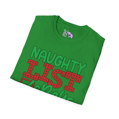 Naughty List Crew Adult T-shirt