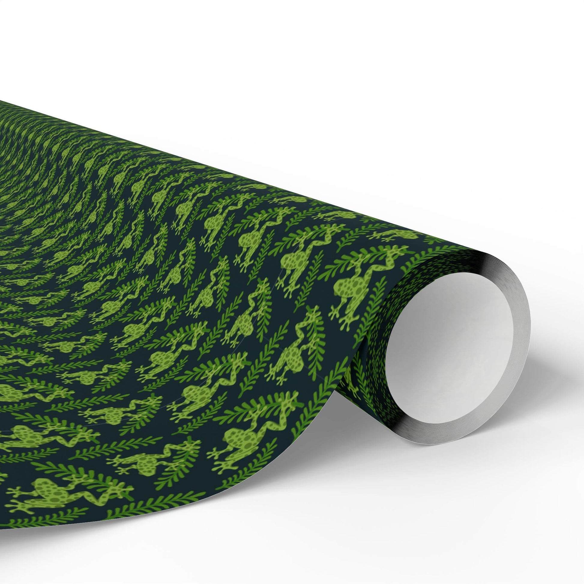 Emerald Canopy Frogs Wrapping Paper