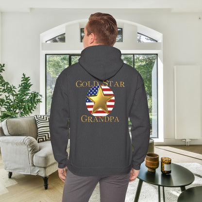 Gold Star Grandpa Heavy Blend™ Hooded Sweatshirt