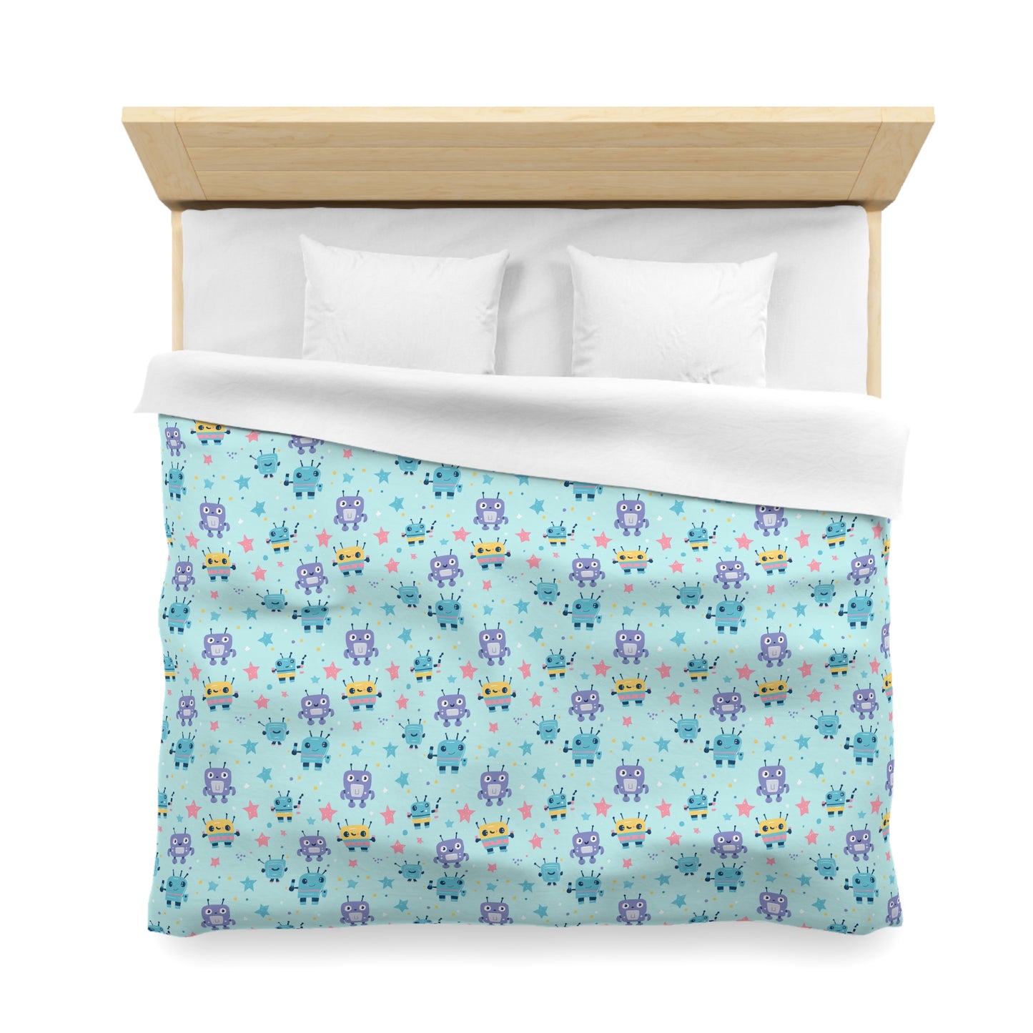 Robo Galaxy Giggles Microfiber Duvet Cover