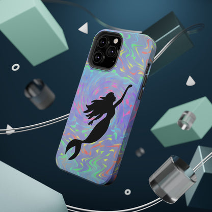 Mermaid Silhouette MagSafe® Compatible Tough Case for iPhone