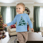 Dinosaur Christmas Tree Toddler Long Sleeve Tee