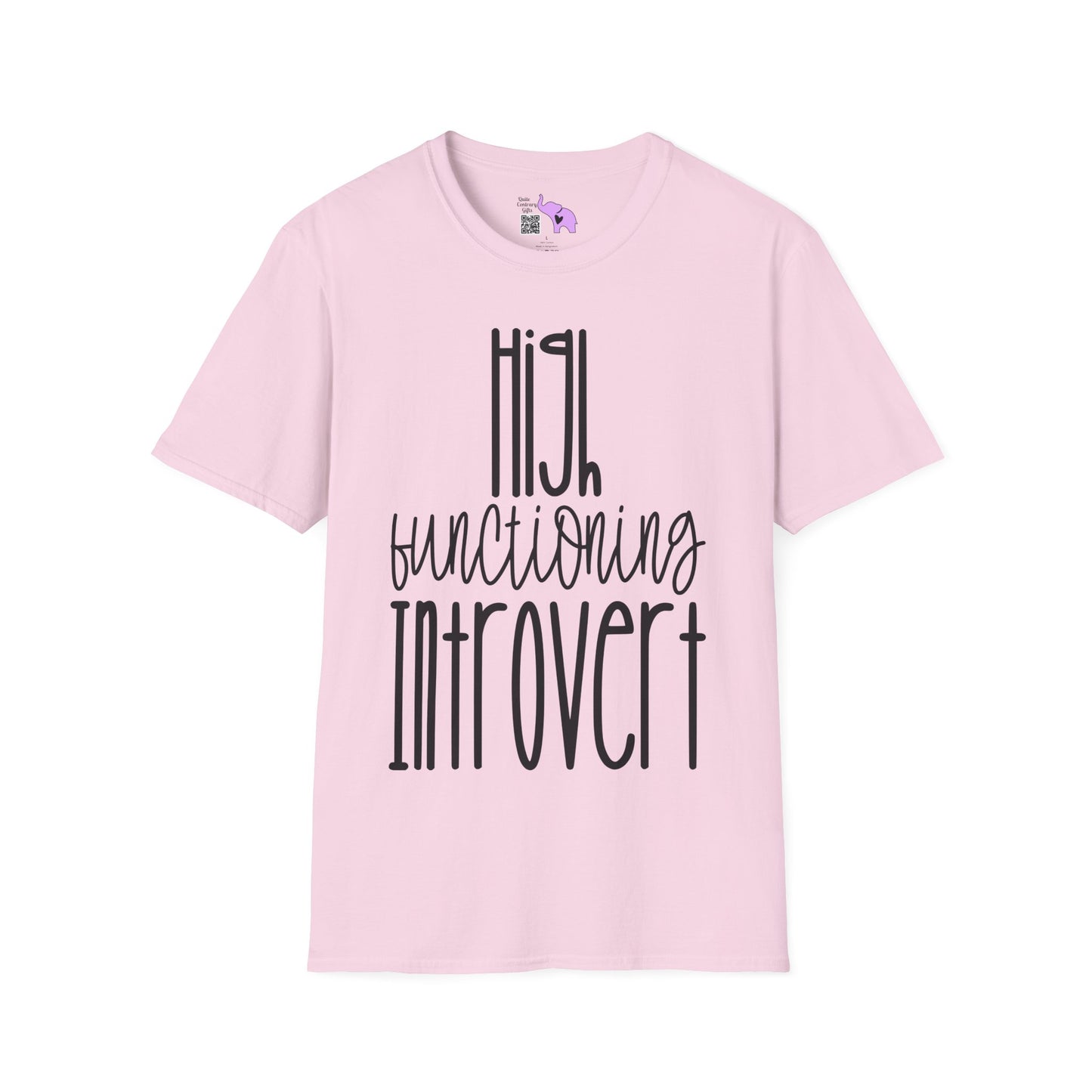 High Functioning Introvert Adult T-shirt