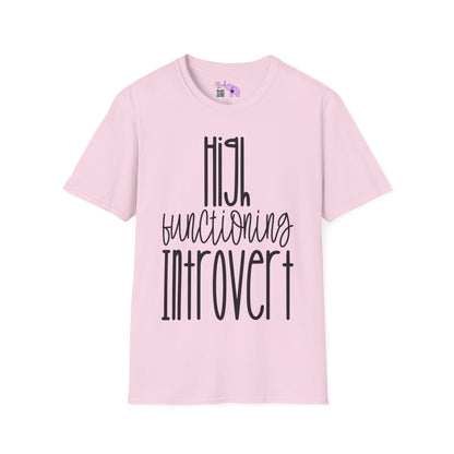 High Functioning Introvert Adult T-shirt