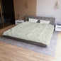Faded Correspondence Microfiber Duvet Cover