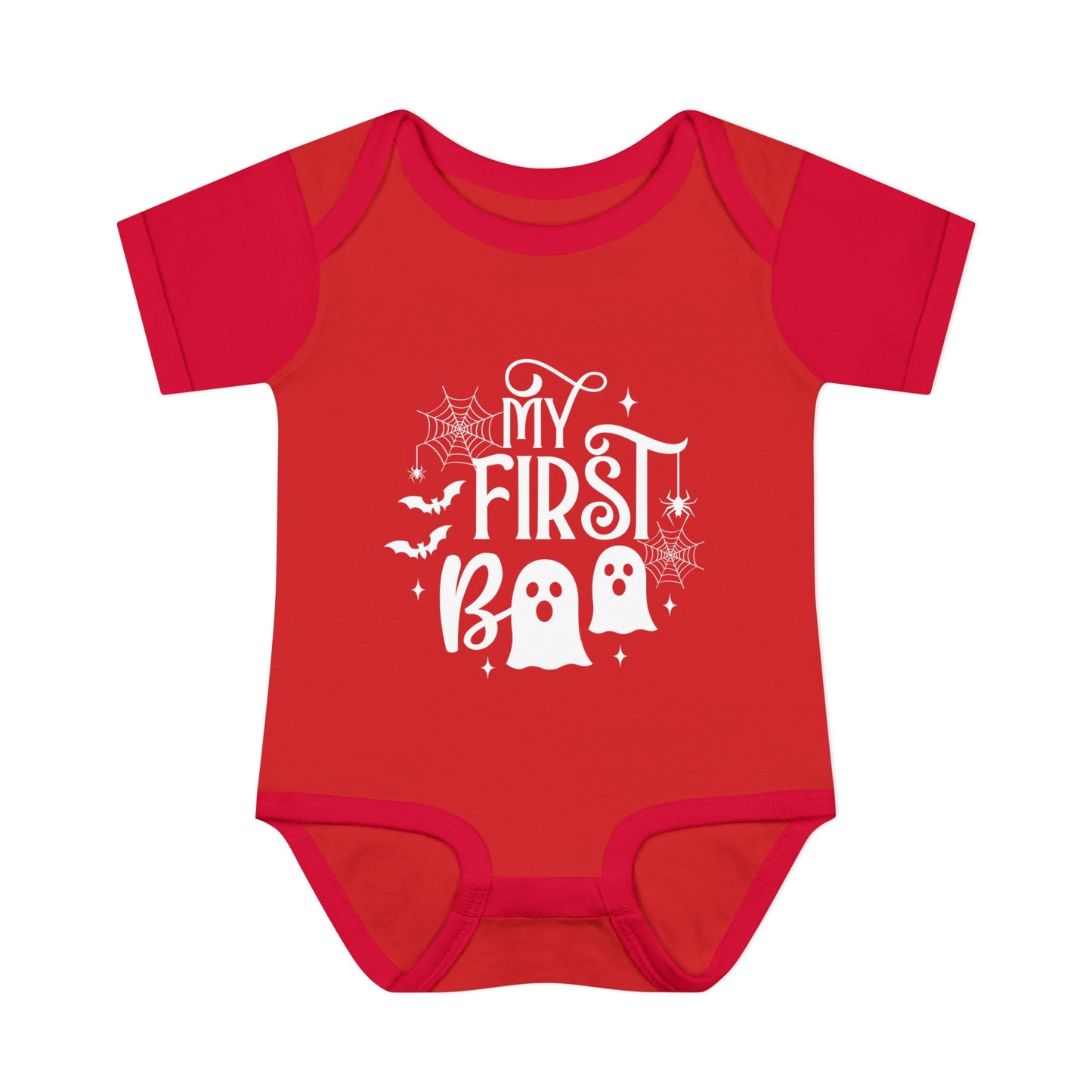My First Boo Infant Baby Rib Bodysuit