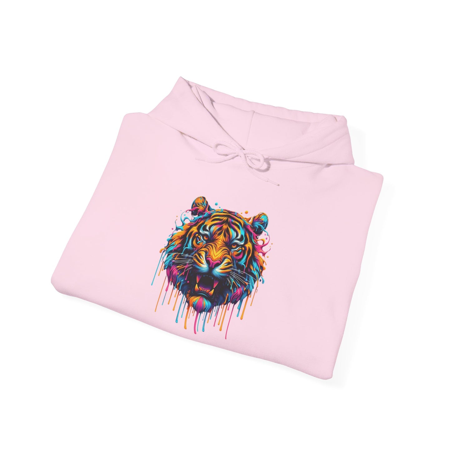 Colorful Tiger Heavy Blend™ Hooded Sweatshirt