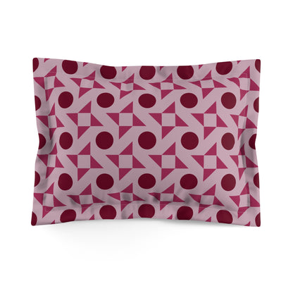 Crimson Pinwheels Basic Bedding Set