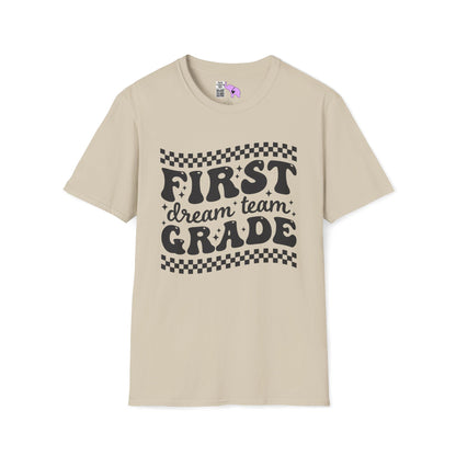First Grade Dream Team Adult T-shirt