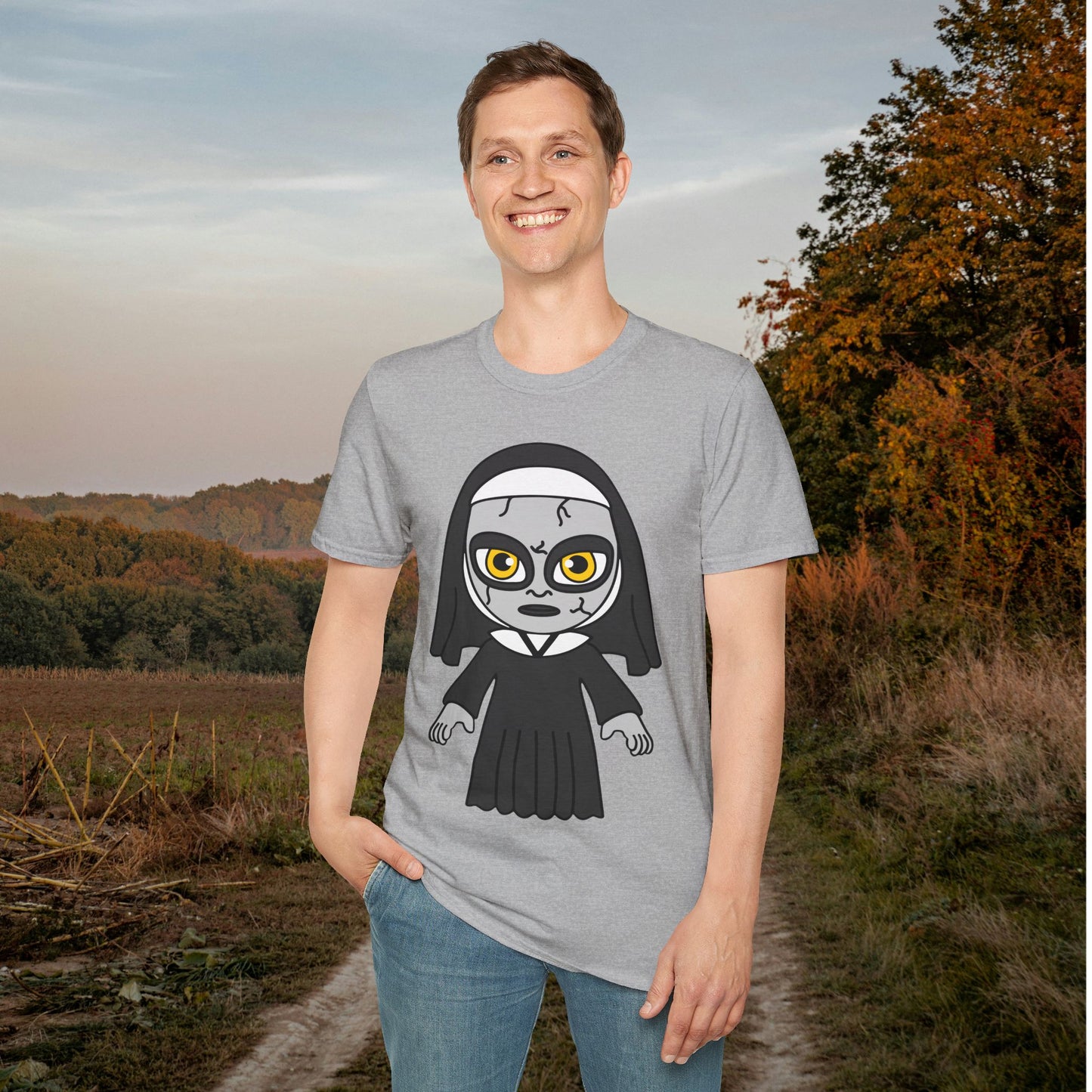 Creepy Nun Adult T-shirt