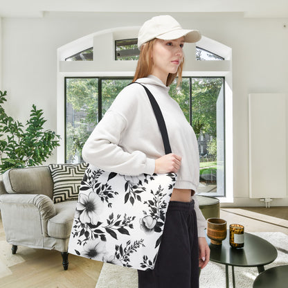 Garden Sketch Canvas Tote Bag