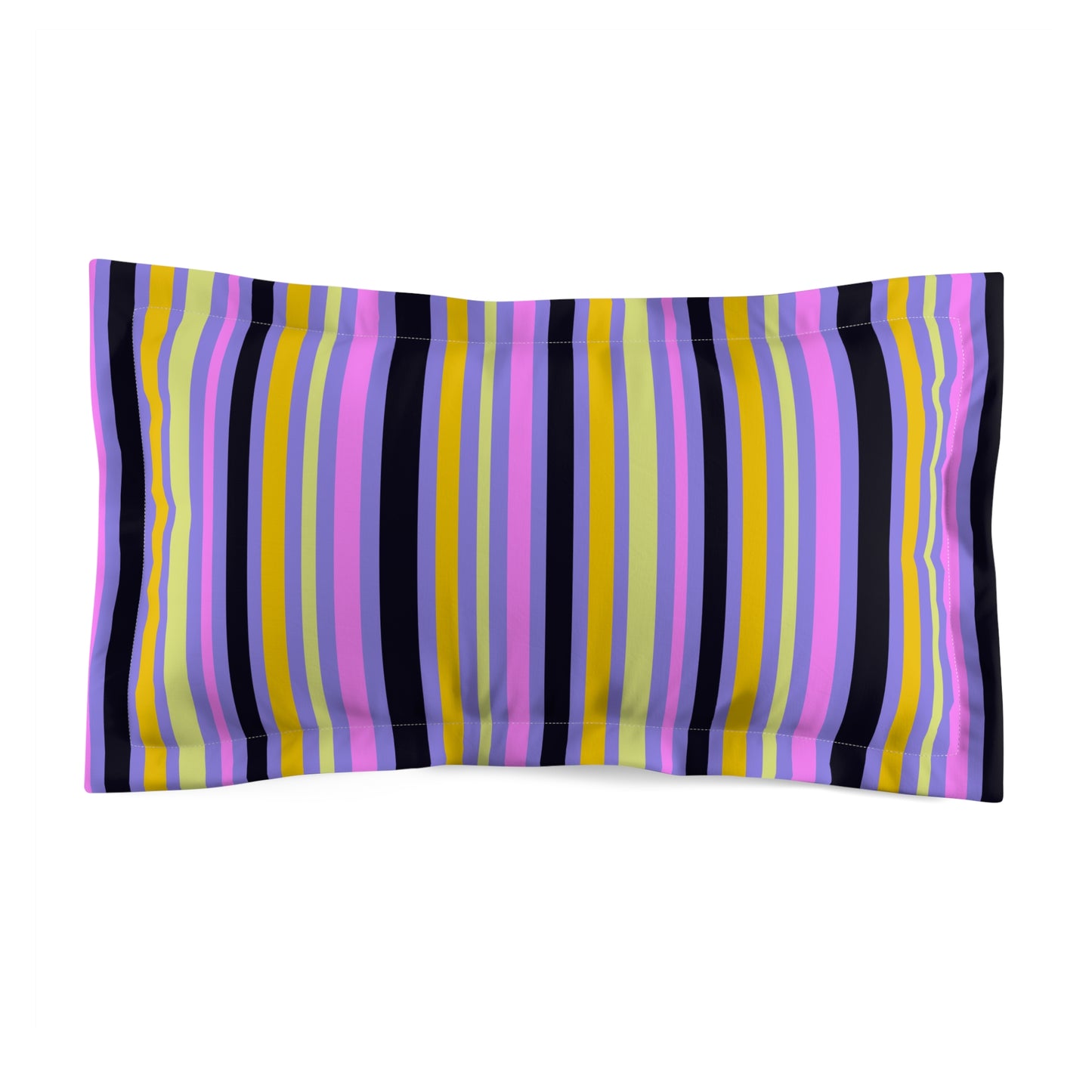 Midnight Pop Stripes Pillow Sham