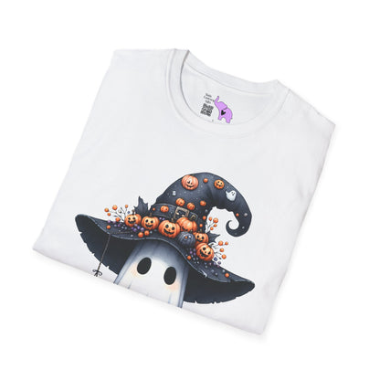 Spooky Season Cute Ghost Adult T-shirt