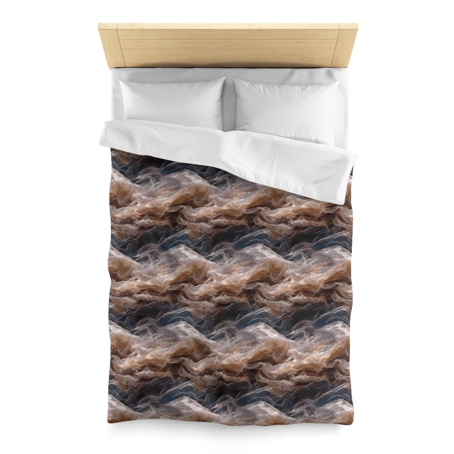 Dawnveil Sheer & Lace Duvet Bedding Set