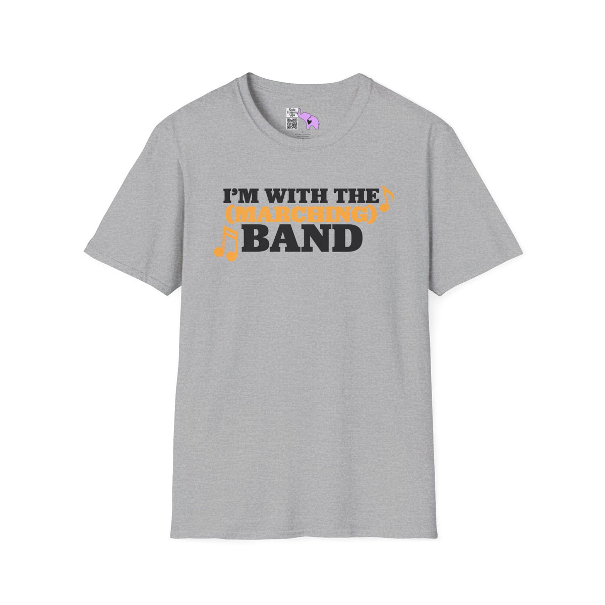 I'm With The (Marching) Band Adult T-shirt
