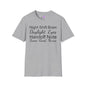 Night Shift Brain Daylight Eyes Handoff Note Same Good Nurse Adult T-shirt